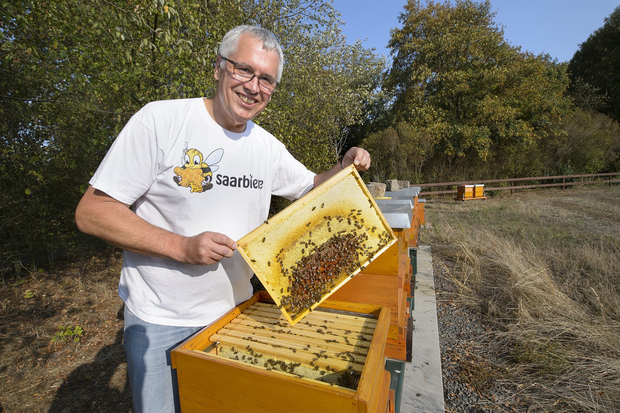 Bienenstand mit Olaf Jorzyk
